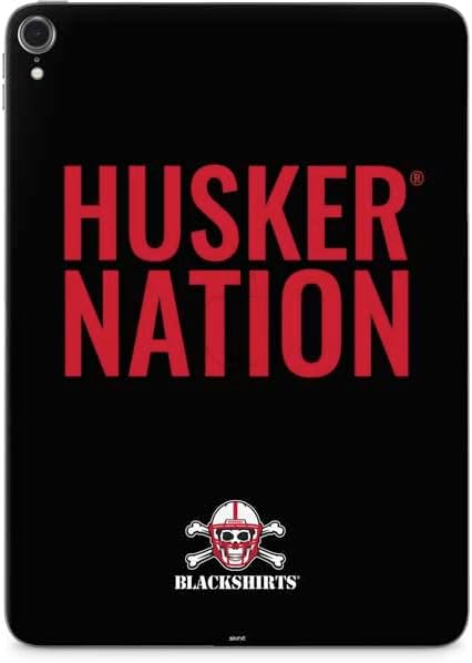 Skinit Decal Tablet skin compatible with iPad Pro 12.9in (2021) - Officially Licensed University of Nebraska Husker Nation Design