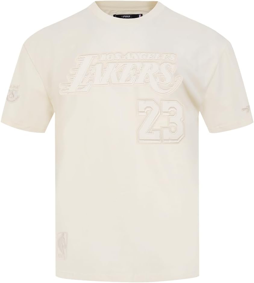 Pro Standard NBA Mens Mens NBA Los Angeles Lakers Neutrals Player Cotton Short Sleeve Tee