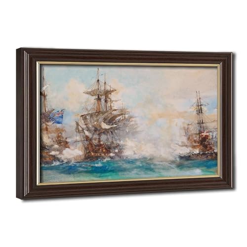 Impression sur toile Nelsons éléphant cadre à suspendre décoration murale 30,5 cm