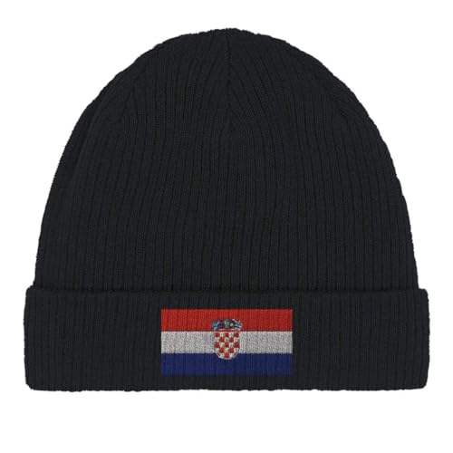 Bonnet en coton drapeau de la Croatie confortable pour adulte