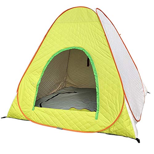 Camping tent Ice Fishing Tent Winter Warm Tent Portable Windproof 2 Persons For Camping Hiking Travel Climbing And Fishing Fast Setup Triangle Canvas