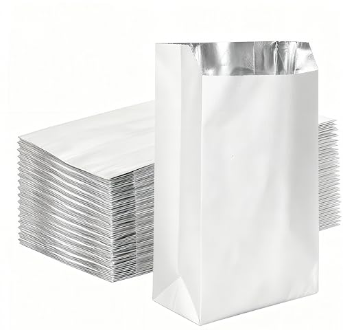 100 Pack Foil Sandwich Wrap, 8.26