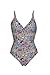 ARENA U Back All Over Women's Fashion One Piece Swimsuit - Stylish Women's Bathing Suit for Beach and Pool - Cute, Full Coverage, and Ideal for Women's Athletic Swimwear,Low Cut-Multicolor