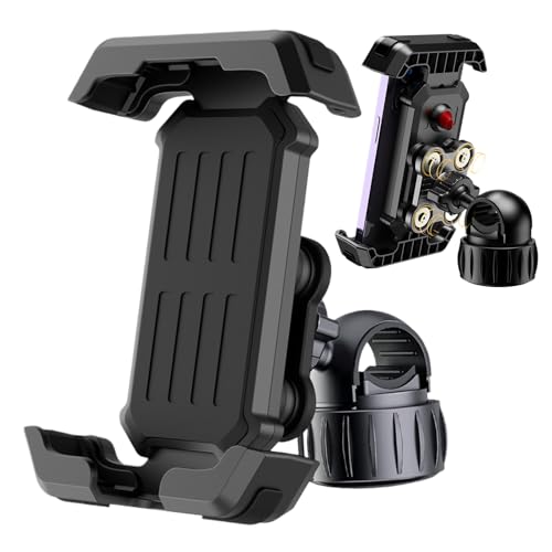 Support de téléphone pour guidon de moto anti-shake pour une navigation stable en outdoor