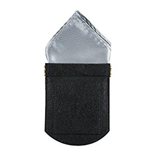 VIEEL 2 Pack Mens Pocket Square & Card Holder Handkerchief Pocket Square Holder