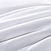 puredown White Goose Down Comforter-600 Fill Power-Full/Queen- Cotton Shell 500TC-Stripe White