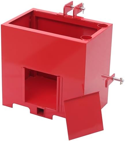 Amazon.com: Titan Attachments 3 Point Black Ballast Box Fits Category 1 ...