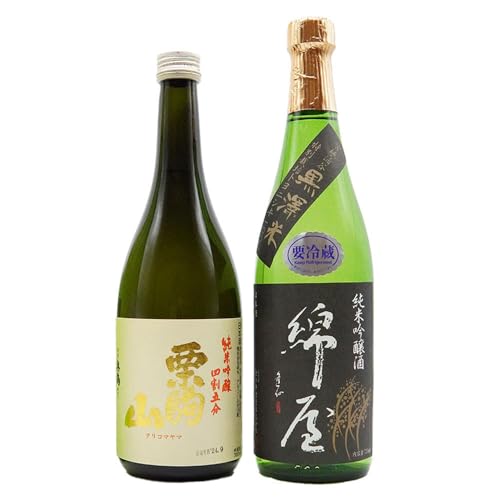 [日本酒・飲み比べセット]宮城・栗原の純米吟醸「綿屋 黒澤米トヨニシキ・栗駒山」720ml×2本