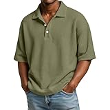 Polo Deportivo Hombre, Manga Corta Polos Deportiva Fitness Camisa Fincut Camisetas De Marca Hombre Vestir Elásticas Basica Trekking Transpirable Tallas Grandes Hombre Tenis Deporte L