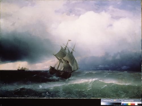 Affiche la progression de la tempête Aivazovsky pour sublimer un mur vide