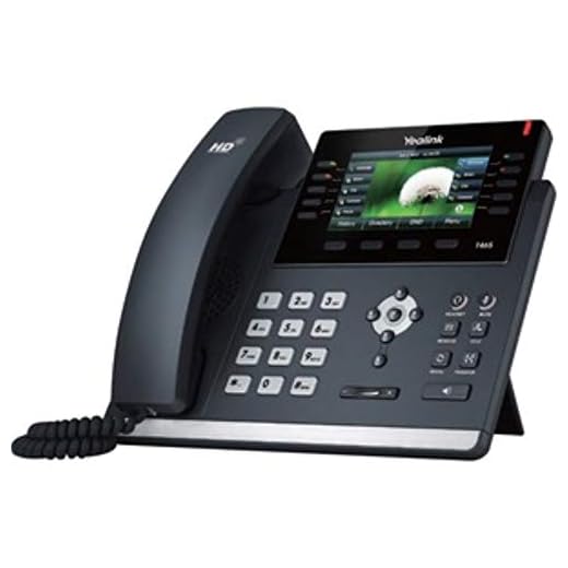 Yealink SIP-T46S Telefon, Svart