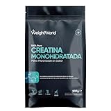 Creatina Monohidratada en Polvo 500g - Cuchara Incluida, Pura de 200 Mesh, Sin Aditivos, 100% Monohidrato de Creatina Micronizada para 165 Días - Sin Sabor, Vegana, Sin Gluten ni OGM