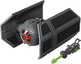 Enfrentarse al enemigo: A los niños y niñas a partir de 4 años les encantará imaginar que luchan contra la Alianza Rebelde con la figura de Darth Vader y el vehículo TIE Advanced para enfrentarse a los enemigos.