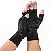 Soins médicaux 1 Paire Compression Compression Gants pour Femmes Hommes Soulagement articulaire Soulagement Demi-Doigt Thérapie Thérapie Thérapie Poignet Anti-Slip (Color : Black, Size : L)