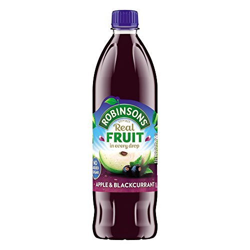 Robinsons No Added Sugar Apple/Blackcurrant Squash 1L Pack of 12