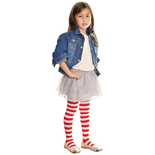 Angelina Girl's Colorful Assorted Winter Tights with Heel and Toe (6-Pack)3