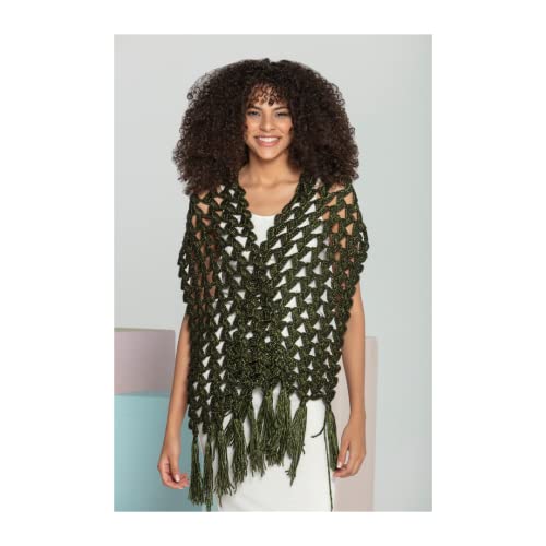 2Pk Metallic Shine Yarn, Bulky, Wool Yarn, Silky Soft, Sparkly Yarn For Knitting And Crochet, Total 200G | 460M (Silver) #TOP4