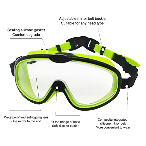 óculos de piscina infantil universal | Óculos de Piscina de Água Anti-UV Clear Vision para Meninos M