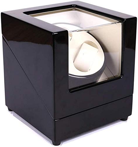 Visualización automática Rotor Reloj de Hilado con 2 Equipaje de Cuero (Shell en el Piano Cojines de Cuero de Madera)