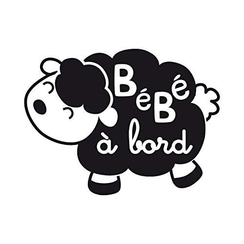 Sticker autocollant Bébé à Bord - Petit Mouton