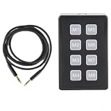 Opatiny Tastierino numerico esterno in ABS per ICOM IC-9700 IC-7610 Nero