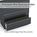 Lorell 3-Drawer Lateral File, 42 by 18-5/8 by 40-1/4-Inch, Charcoal