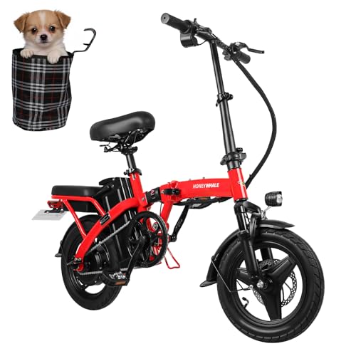 HONEYWHALE S6-S/B20 Bicicleta Electrica Plegable para Adultos, Potencia Máxima del Motor 750W-440W, Velocidad Máxima 35KM/H-32KM/H, Autonomía 40KM-35KM, Batería (48V/10.4AH-36V/7.8AH)