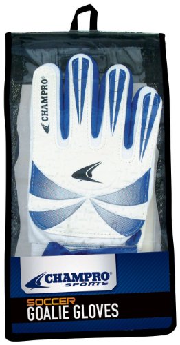 Champro Soccer Goalie Gloves (Blue/White, 8/3-Mm) #TOP1