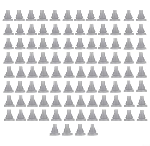 Besttoolifes Paquete de 100 boquillas de silicona para cabezal de ducha, piezas de repuesto, chorros de pulverización de salida de agua, apto para cabezal de ducha de baño con tamaño de apertura de 4
