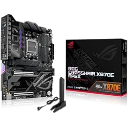 1 of ASUS ROG Crosshair X870E APEX AMD X870E AM5 ATX Motherboard, Advanced AI PC-Ready, 18+2+2 Stages, DDR5, ROG Memory Fan, ROG DIMM.2 Card, Wi-Fi 7, 5G LAN, 3X M.2, PCIe® 5.0, USB4®, USB Type-C®, AI OC