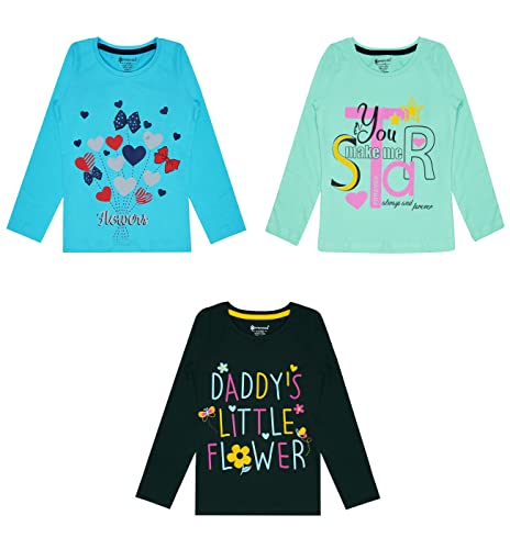 Image of KYDA KIDS Girl's Hearts Regular Fit T-Shirt