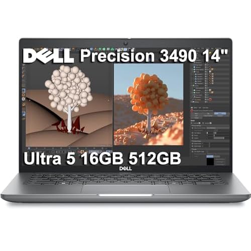 Dell Latitude 5450 5000 AI Business Laptop (14" FHD, Intel 12-Core Ultra 7 155U (> i7-1355U), 16GB DDR5 RAM, 512GB SSD) Backlit, 1080p IR Webcam, 2x Thunderbolt 4, Ethernet, Wi-Fi 6E, Win 11 Pro, 2025