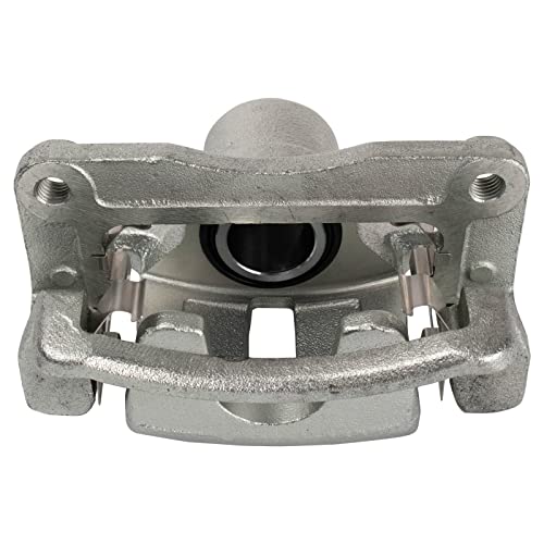 Image of TRQ Rear Right Brake Caliper w /Bracket Passenger Side | For 2012-2015 Chevrolet Captiva Sport 2007-2017 Equinox 2010-2017 GMC Terrain 2007-2009 Pontiac Torrent 2008-2010 Saturn Vue