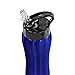 Hydracentials Stainless Steel Insulated Water Bottle with Straw 25oz Double Wall Wide Mouth Vacuum Insulation Design (Blue)