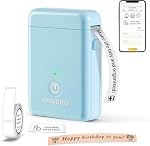 ORGBRO – ORGBRO X1 Etikettendrucker, Etikettiergerät Mini Bluetooth T