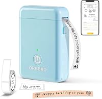 ORGBRO – ORGBRO X1 Etikettendrucker, Etikettiergerät Mini Bluetooth T