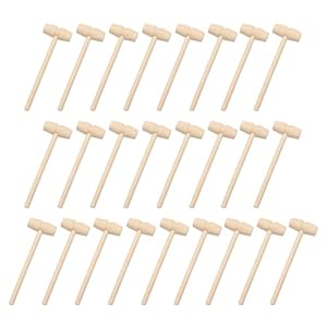 Zbhdeyg Kocmuzhi Holzhämmer 25 Stück