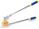 Rohrbieger 1/2" (12,7 mm) Schwerlast Rohrbiegezange, 180° Rohrbieger mit 63 cm Griffen für Kupfer-, Aluminium-, Eisen- & Edelstahlrohre – HVAC & Sanitär Werkzeug