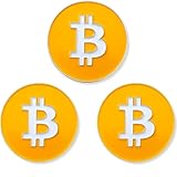 HODL 21 Bitcoin Golf Ball Markers Value Pack - Works with Most Hat Magnetic Clips and Divot Repair Tools Men and Women Golf Gift Accessories Funny Ball Mark Bulk Lot