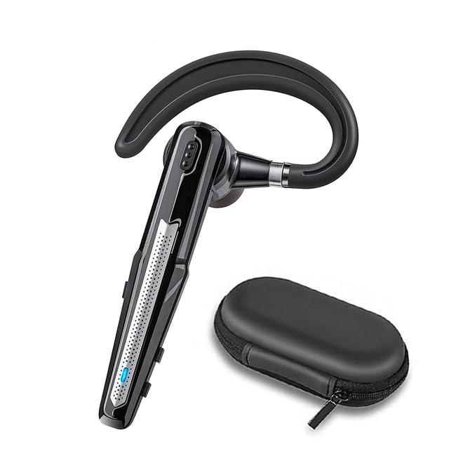 AEsmart - Newest B6 Wireless Earphones Bluetooth 5.0 Earpiece Handsfree Noise Cancelling Headset With Apt-X HD Mic For All Smart Phones (B Rusiann)