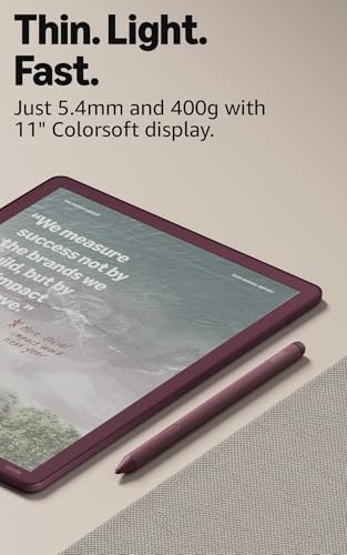 Amazon Kindle Scribe Colorsoft 64GB (newest model) — 11” paper-like color display with front light — One notebook to replace them all — Write in notebooks, docs, and books. Pen included - Graphite - 2