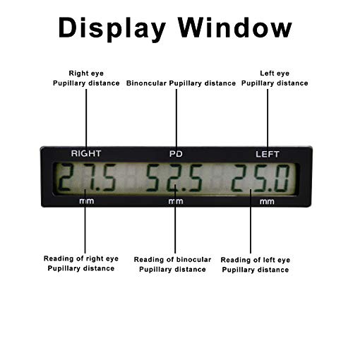Image of Digital PD Meter, Optical Digital Pupilometer with LCD Display Optical PD Meter (White)