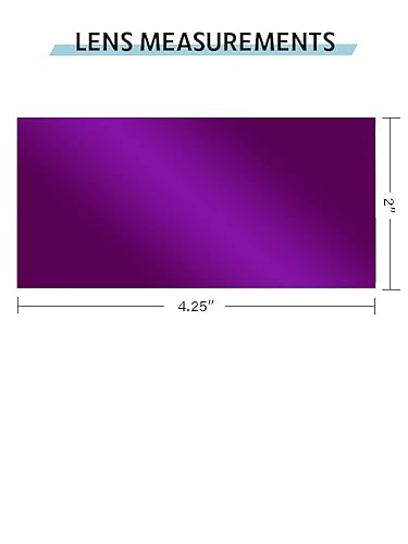 Miniatura 2 de Super Magenta Drop en la lente de soldadura 2 X 4.25