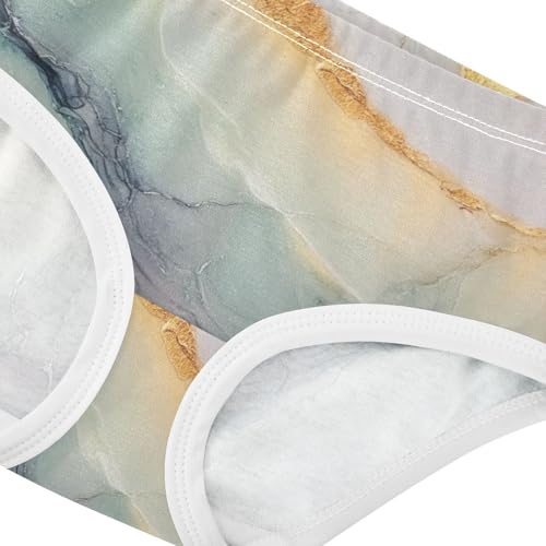 Cotton Panties Soft Panties Organic Cotton Toddler Underwear for Girls in Sizes 2T,3T, 4T, 5T, 6Y and 8Y4