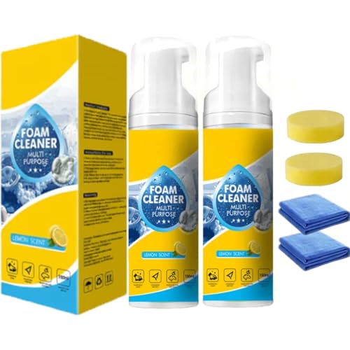 4-in-1 Multi-Enzyme Foam Cleaner 5oz All-Purpose Deep Cleaning Spray for Car Interior Kitchen Grea Leistungsstarker und vielseitiger Schaumreiniger für den Fahrzeuginnenraum (300ml)