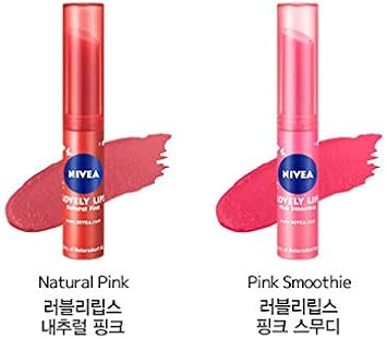 Amazon Co Jp 韓国限定 ニベア 美しいリップ Lovely Lips 2 4g ニベア正品 海外直送 ナチュラルピンク ビューティー