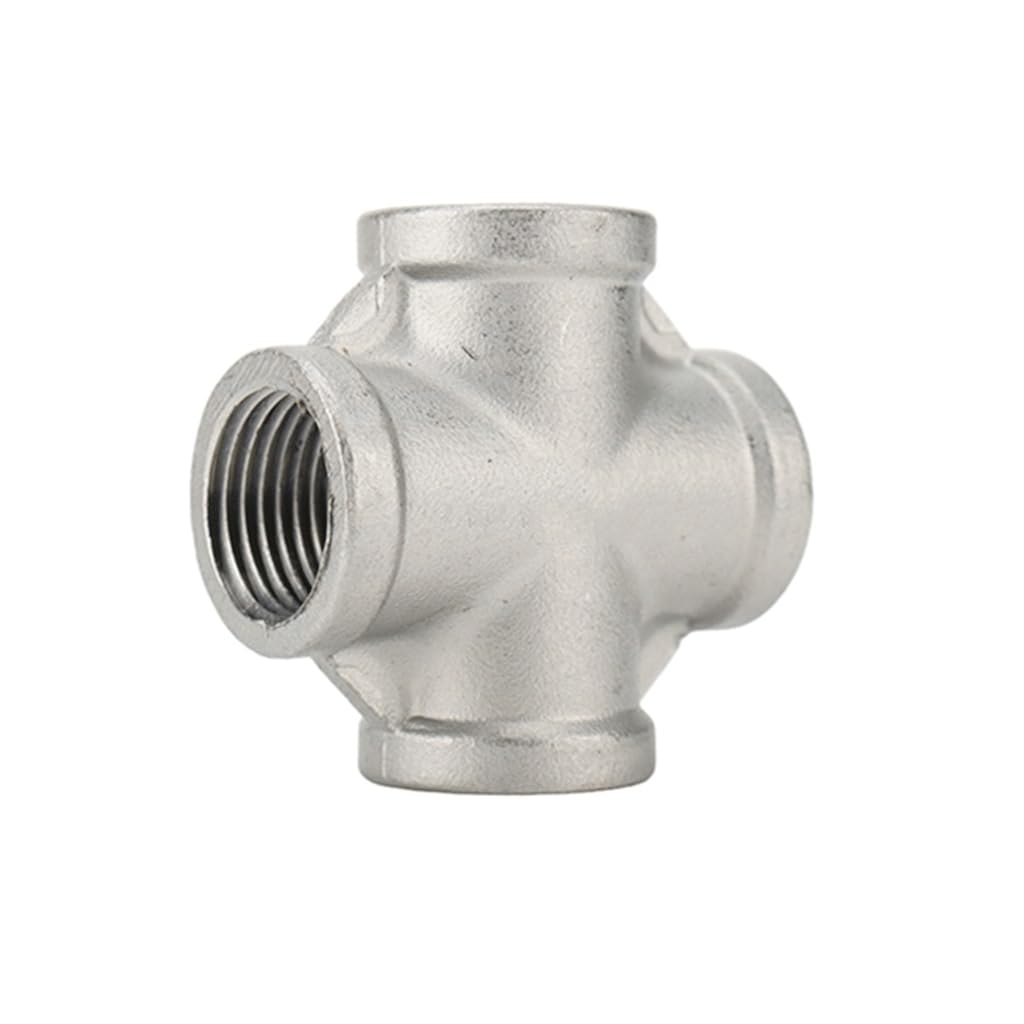 Cruz BSP de acero inoxidable 304 de 1 1/2" para circuitos de piscina