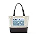 CafePress Marching Band Drum Major Canvas Tote Top Zipper Closure
