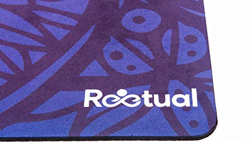 Reetual, The Yoga Mat That Adores Sweat | Premium 2In1 Hot Yoga Mat Non Slip Combo Towel - With Carrying Strap | Eco Friendly | Design For Bikram, Hot Yoga, Ashtanga, Vinyasa, Power, Hatha, Pilates #TOP2