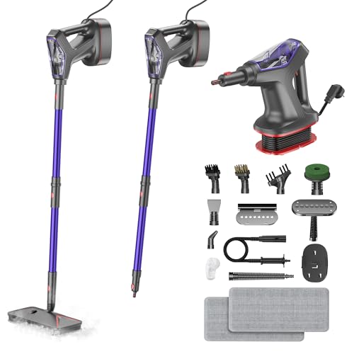 WVSAW Heavy Duty Power Steamer 3-in-1 Steam Mop and Handheld